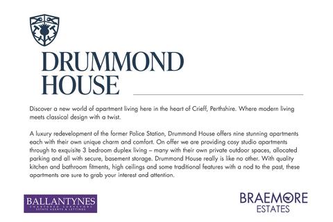 1 bedroom apartment for sale, Drummond House, 19-21 King Street, Crieff PH7 3HA