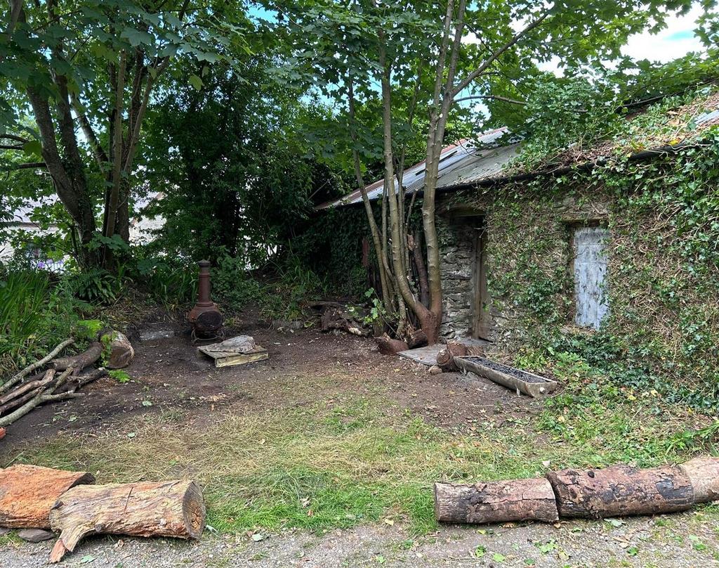 Side of garage