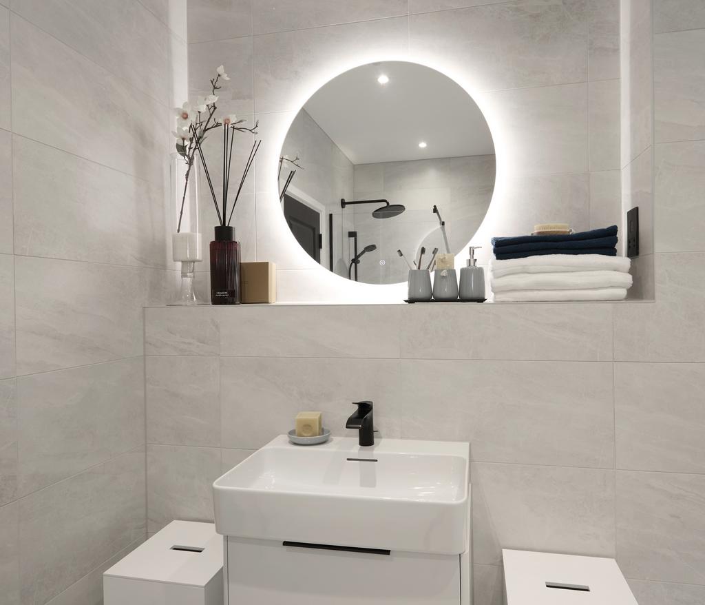 Show home cloakroom