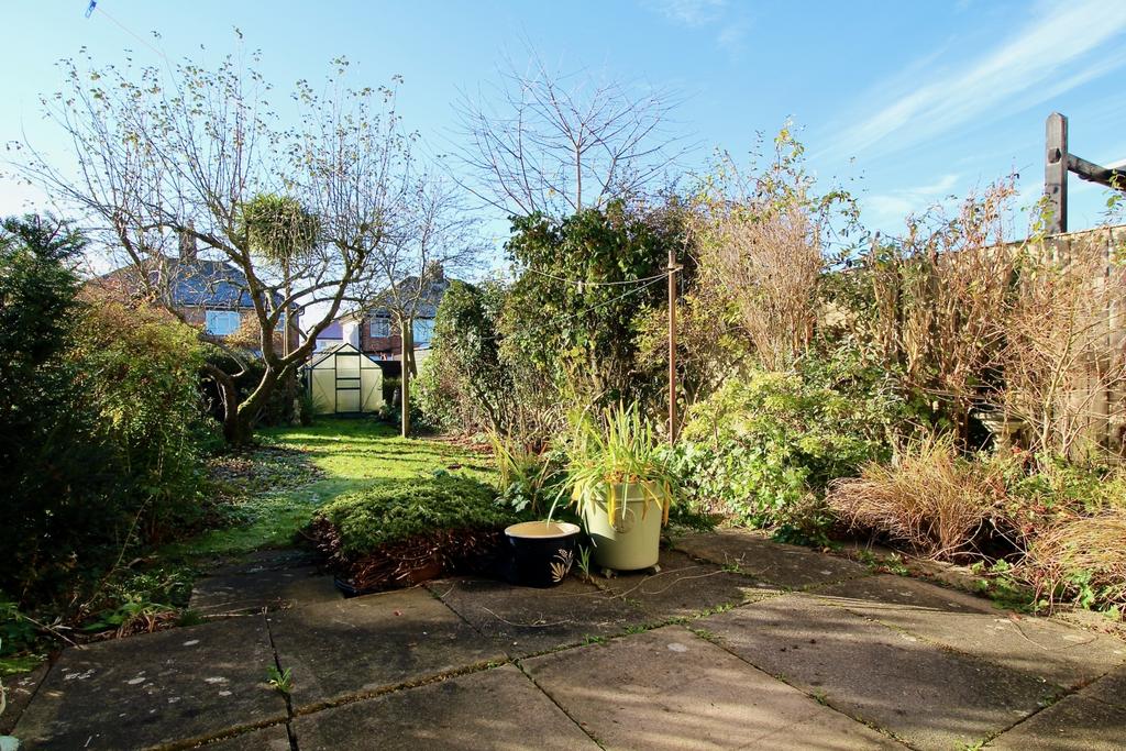 South West facing Rear Garden