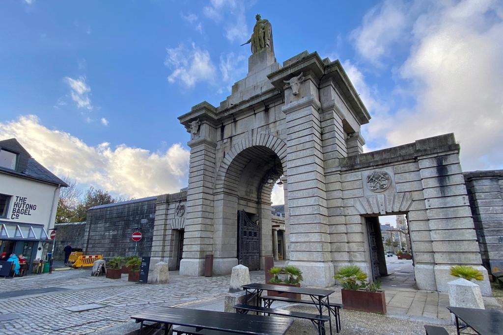 Entrance to Royal William Yard