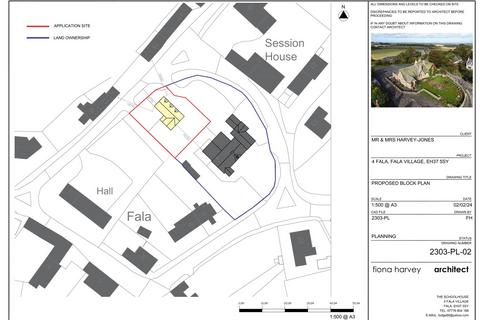 Plot for sale, Fala Village, Pathhead, Midlothian, EH37