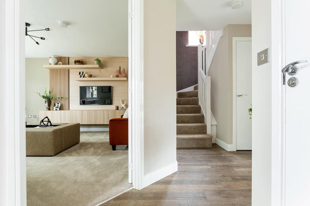 A bright entrance hallway