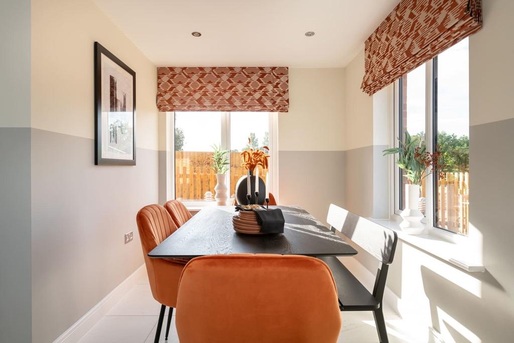 An open plan kitchen/diner creates a sociable hub