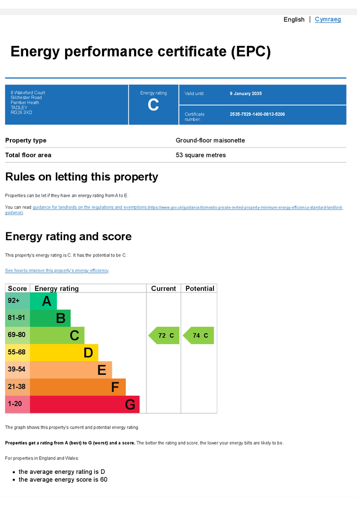 EPC Certificate