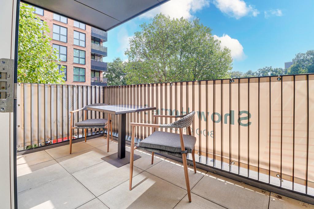 Show home balcony