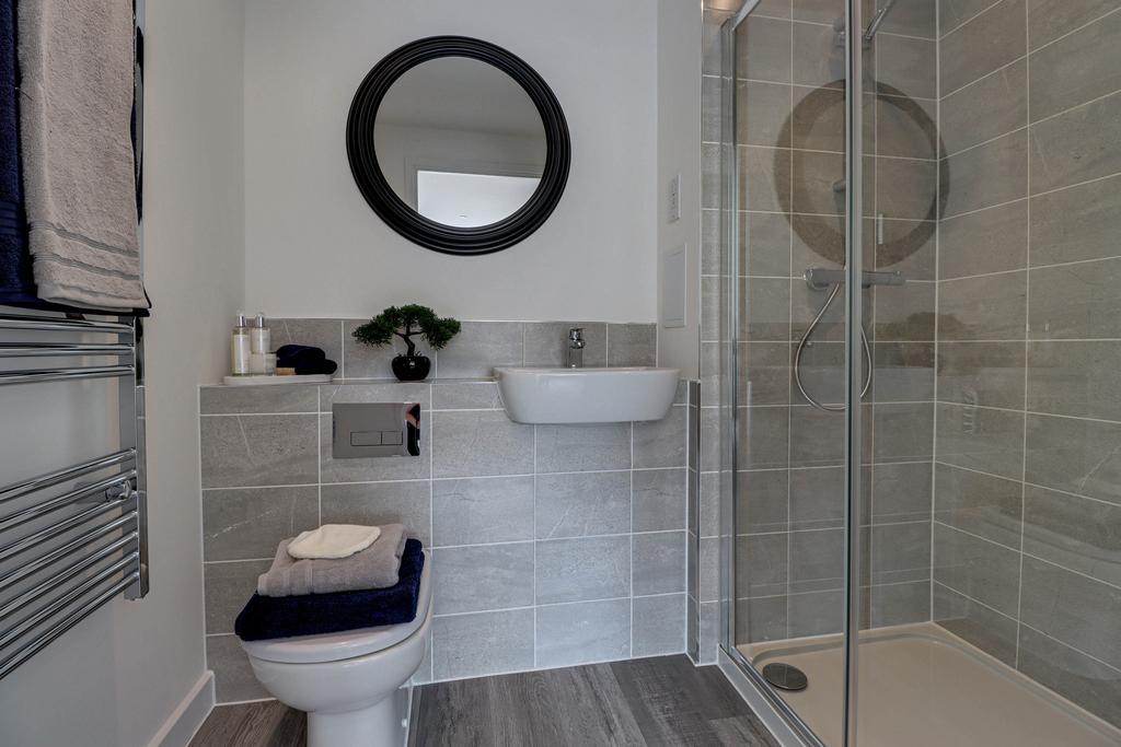 Show home bathroom