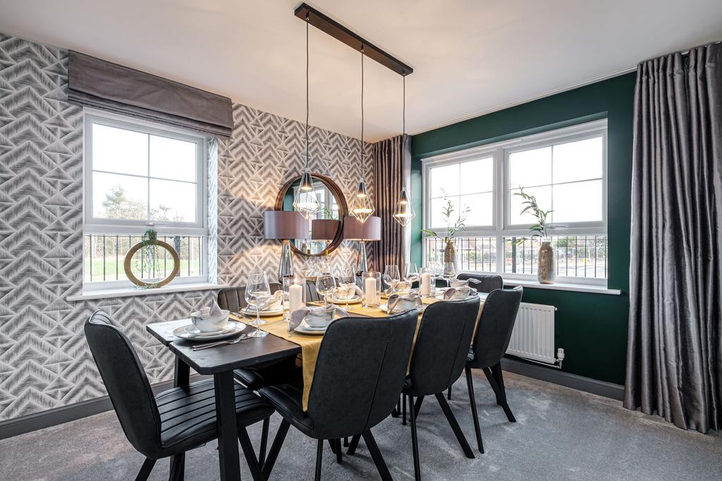 Interior shot of the dining room in our 4 bed...