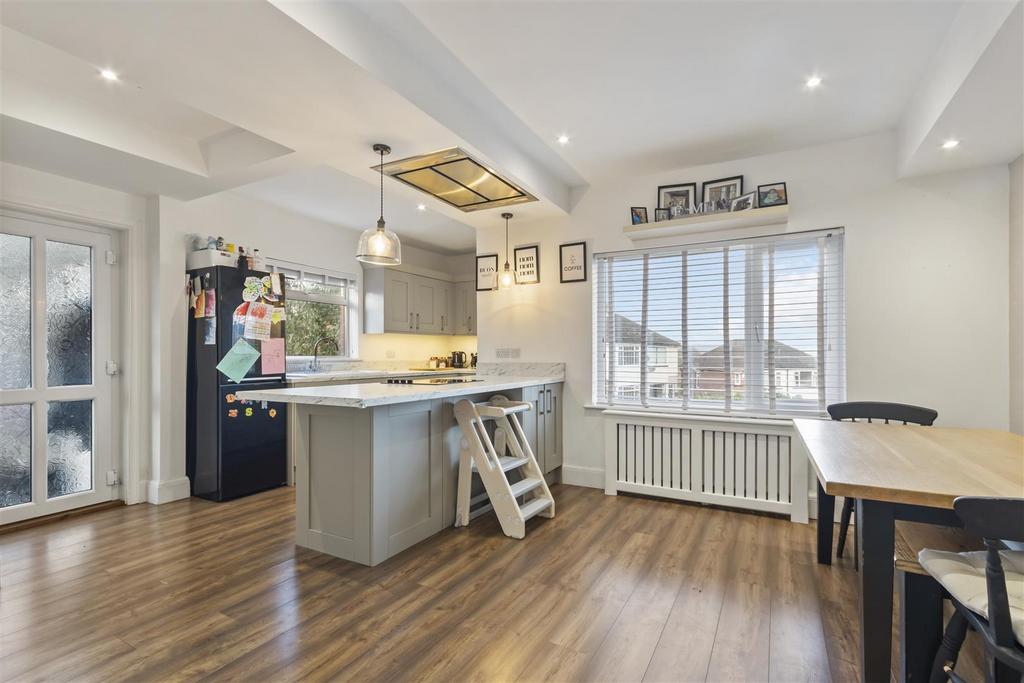 Modern open plan kitchen