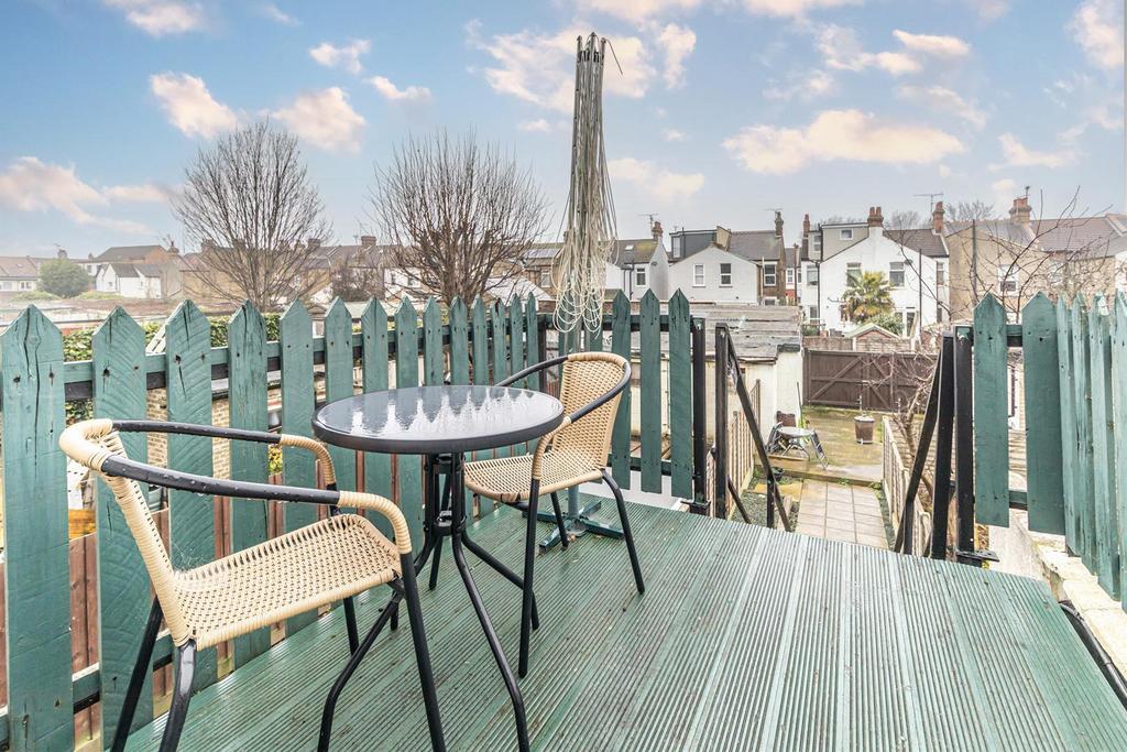 Private balcony with access to the garden