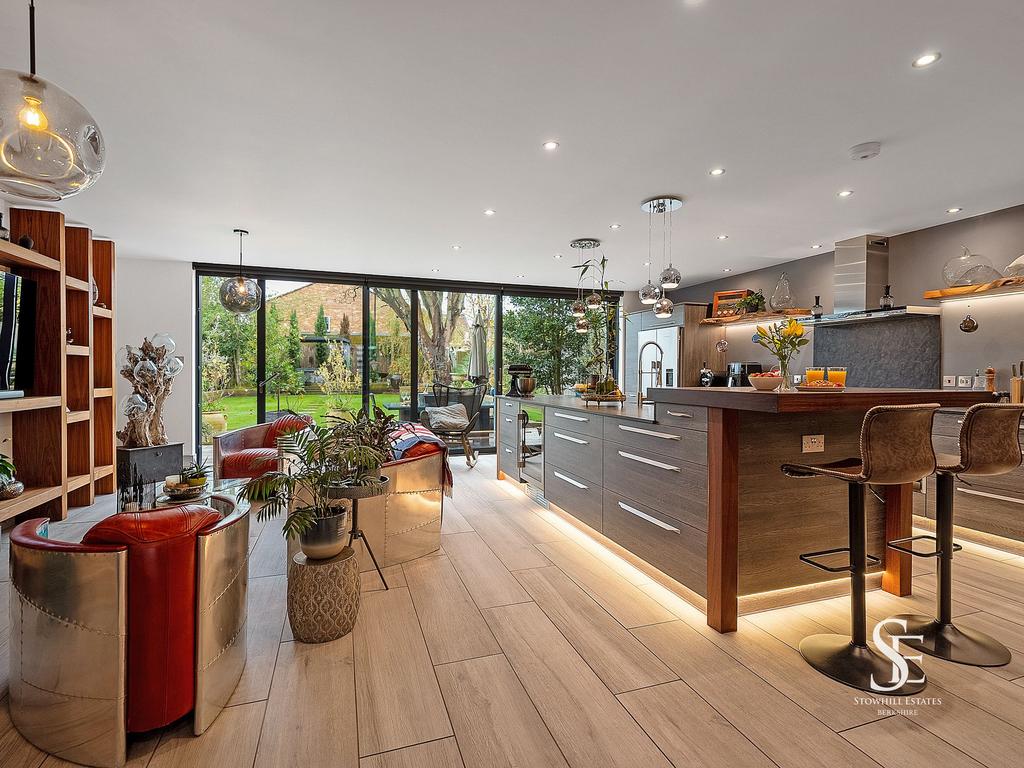 Kitchen and Family Room