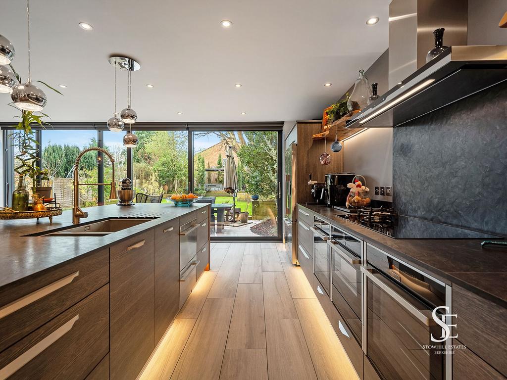 Kitchen towards patio