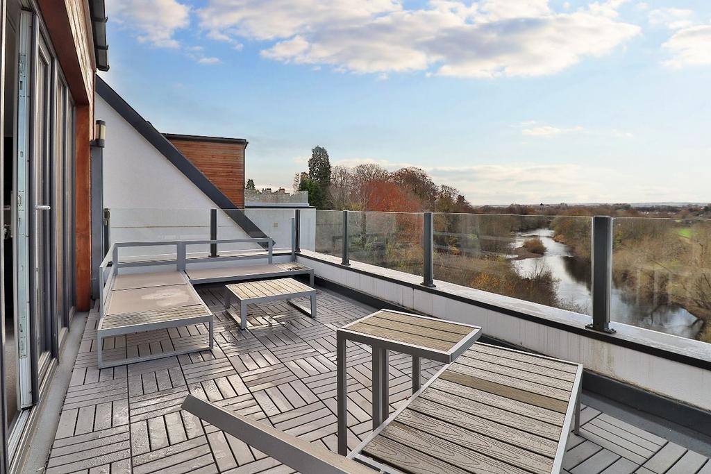 View from top floor balcony
