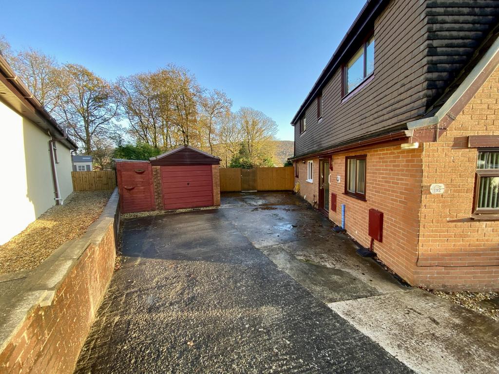 Driveway and garage