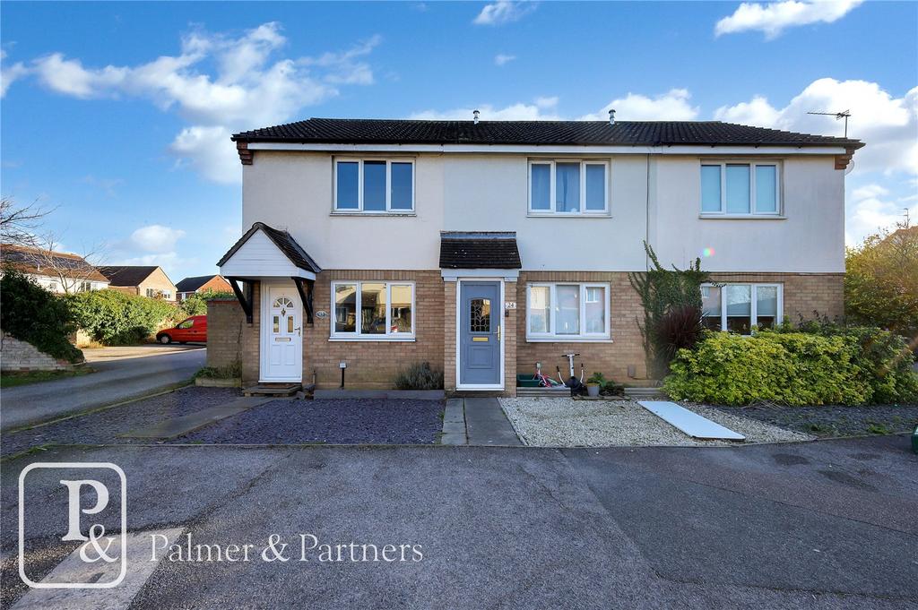 Woodrush End, Stanway, Colchester... 2 bed end of terrace house - £250,000