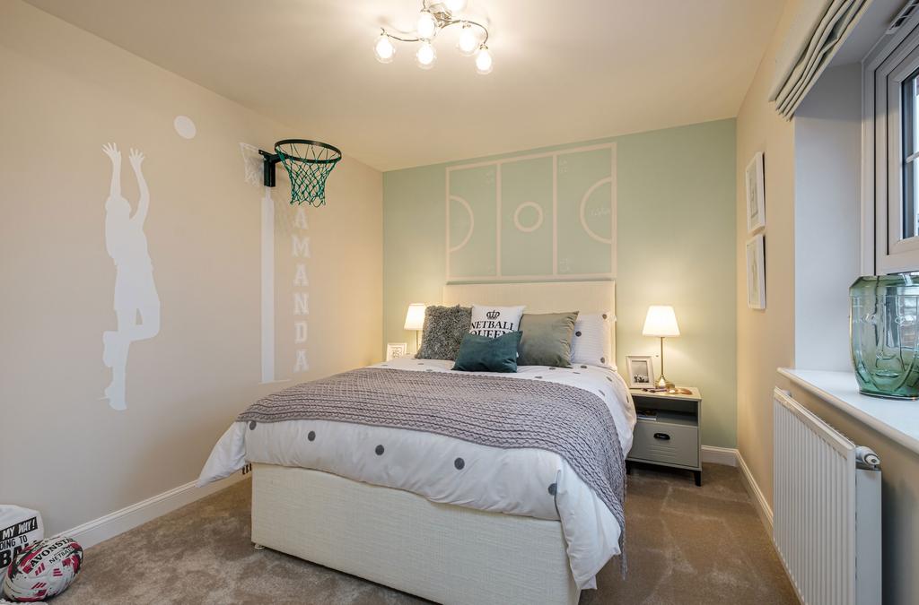Interior view of bed 4 in our Alnmouth home