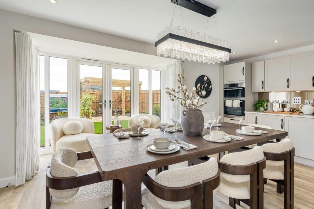 Kitchen with dining space in 4 bed detached home