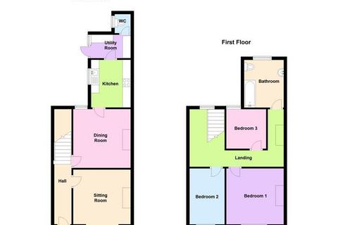 3 bedroom terraced house for sale, Princess Road, Evesham