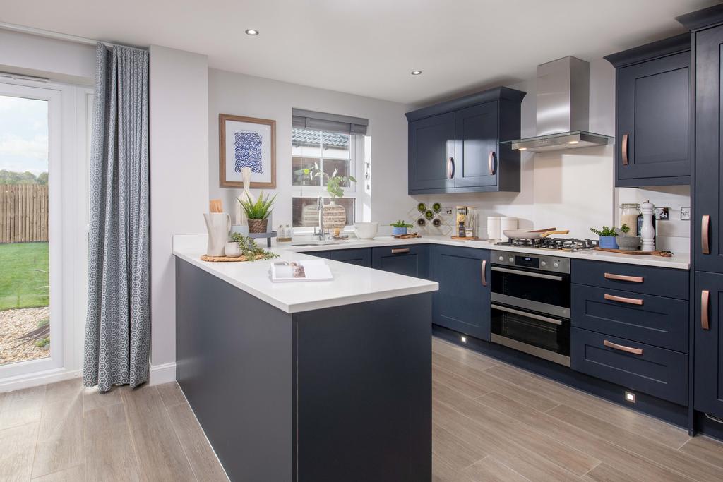 Internal view of the kitchen area in a Radleigh...