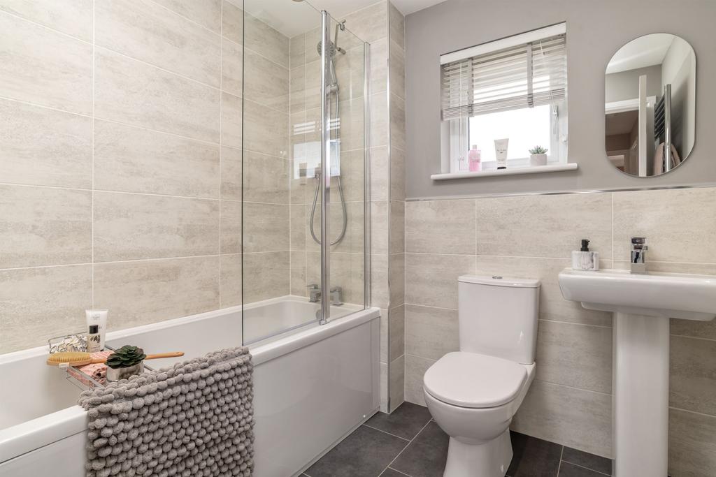 Bathroom in three bedroom home