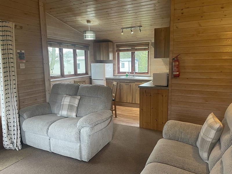 2 Bed Lodge With Hot Tub Campsie Glen Living Area