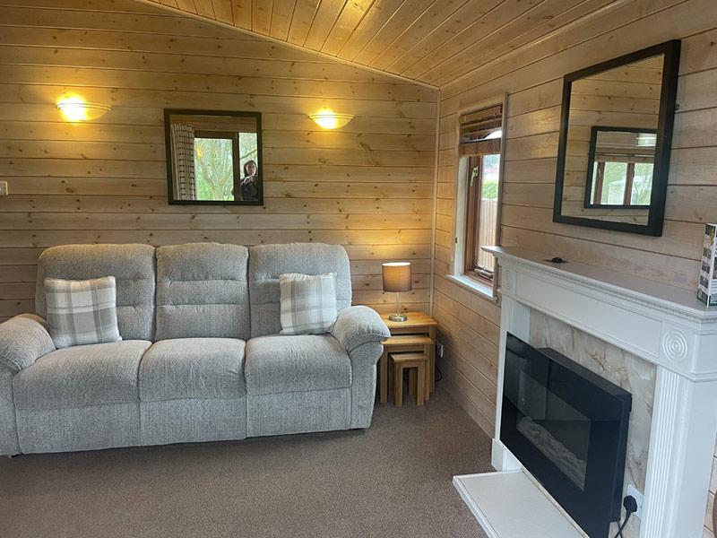 2 Bed Lodge With Hot Tub Campsie Glen Living Area2