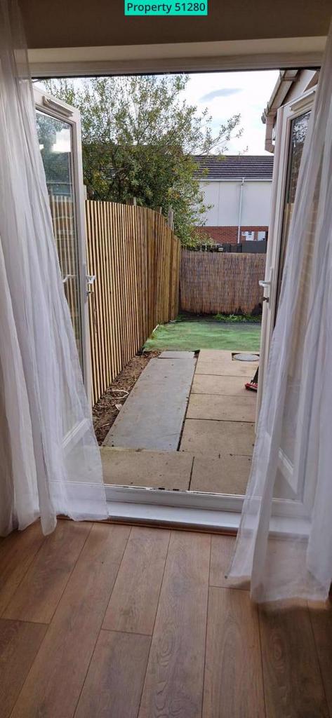 Patio doors to the back