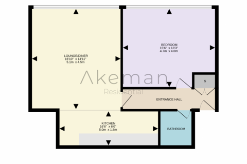 1 bedroom flat to rent, Swanston Grange, Dunstable Road, Luton LU4