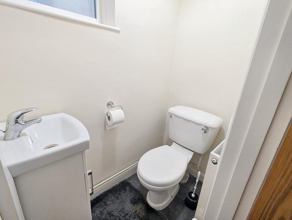 Down stairs toilet