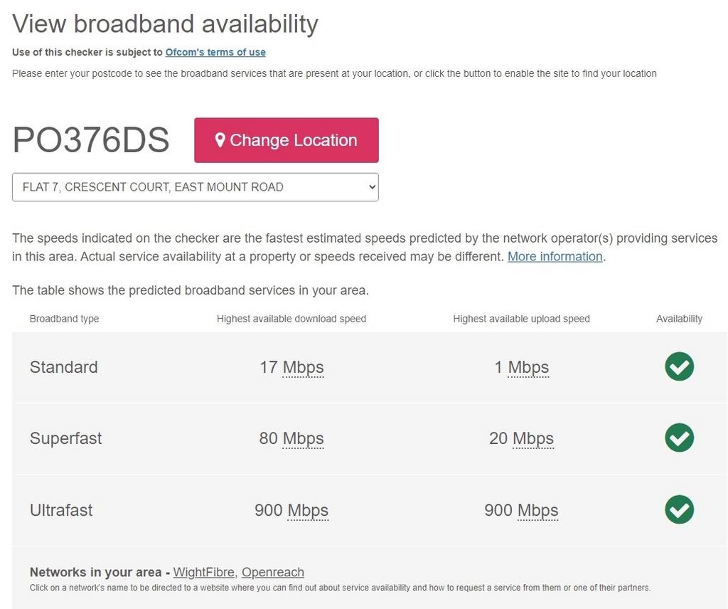 Broadband Crescent