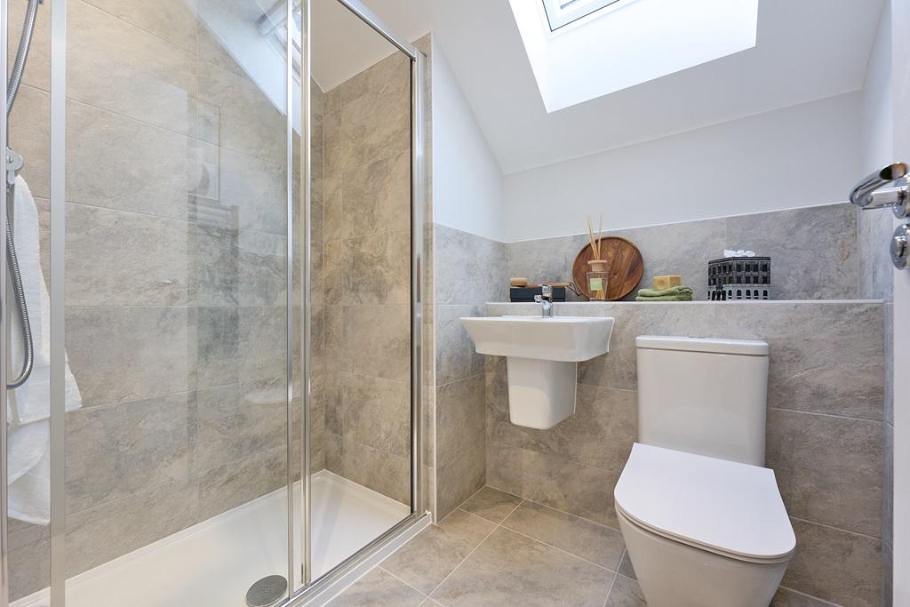 En suite bathroom with double shower