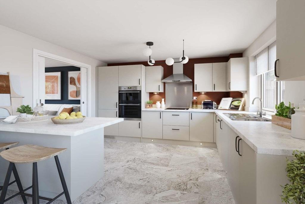 Spacious kitchen perfect for entertaining