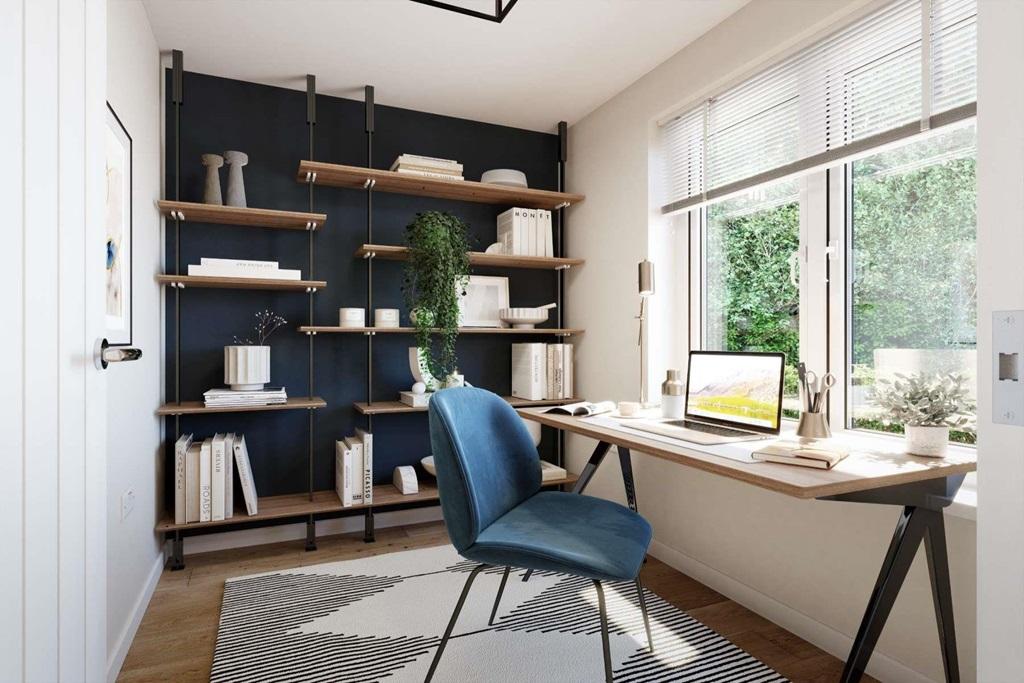 Ideal space for a home office