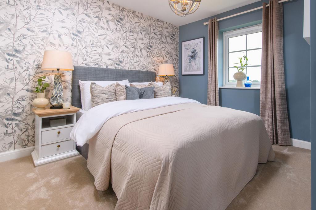 Double bedroom in the Lamberton show home