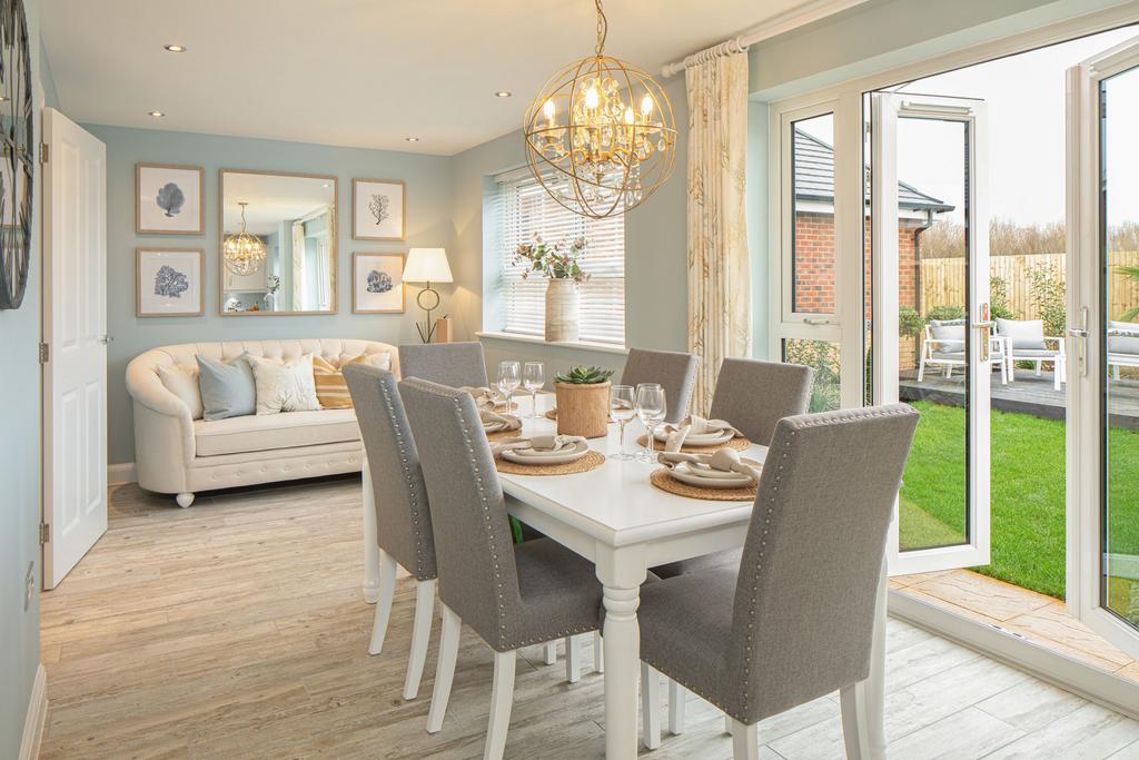 Dining area the radleigh 4 bedroom home