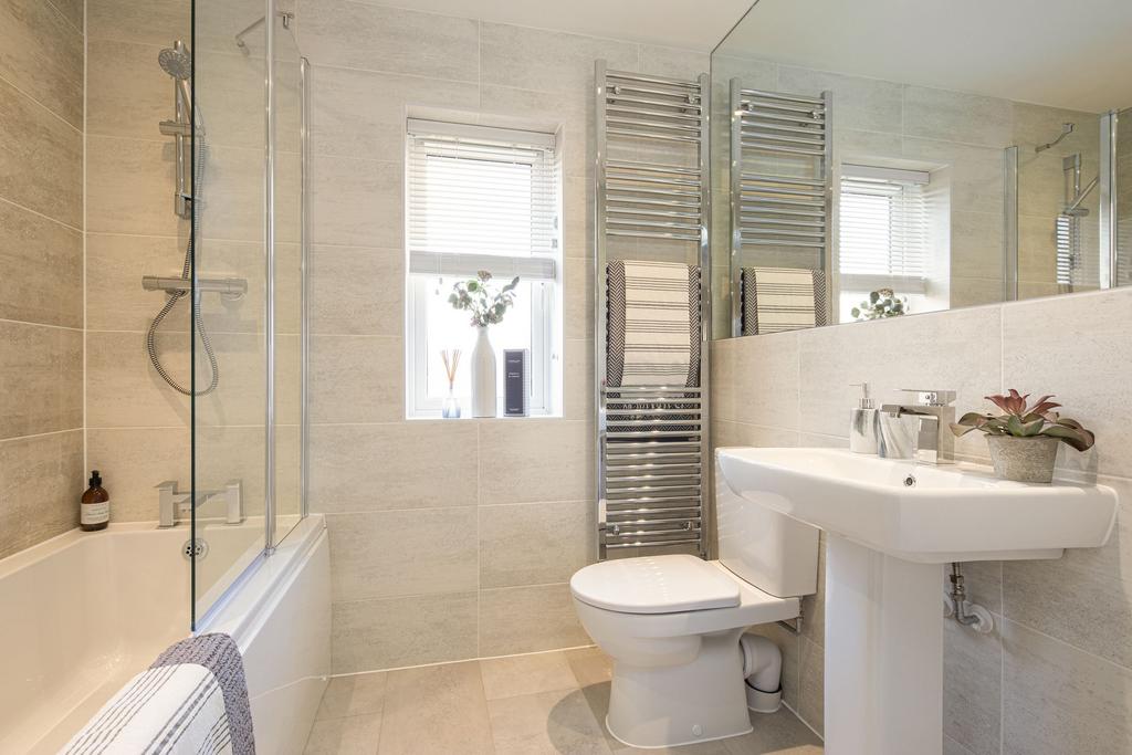 Bathroom inside the Radleigh, 4 bedroom house type