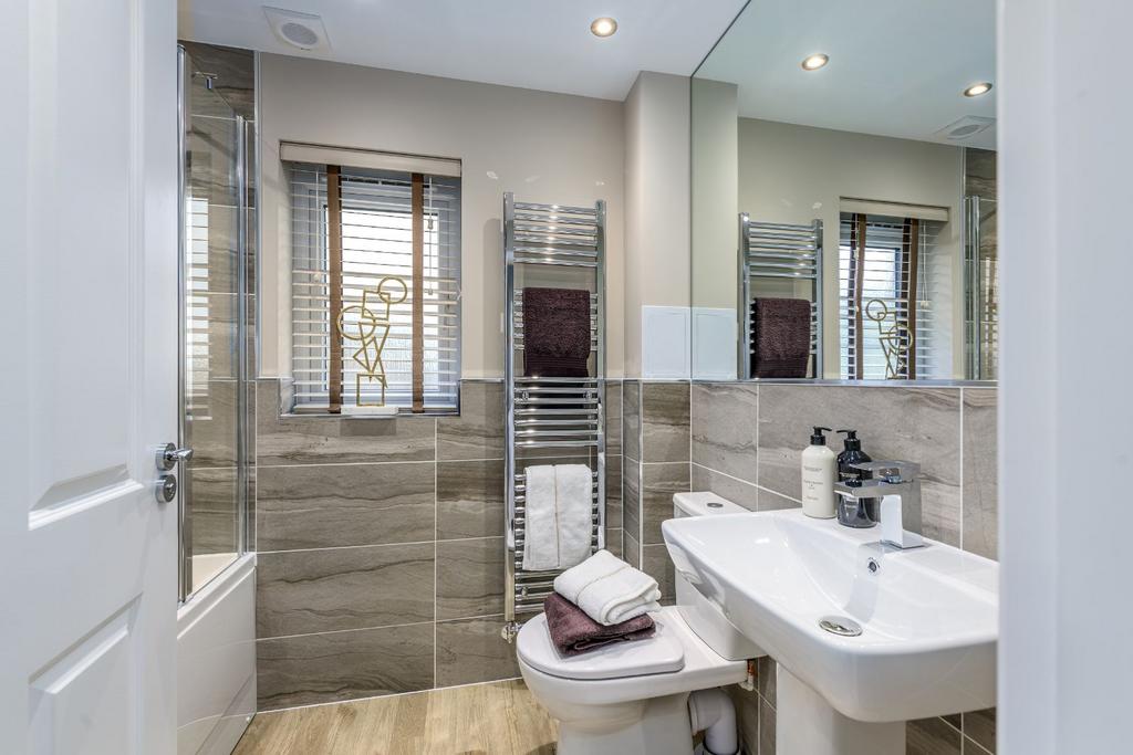 Bathroom in 4 bedroom Balloch house type