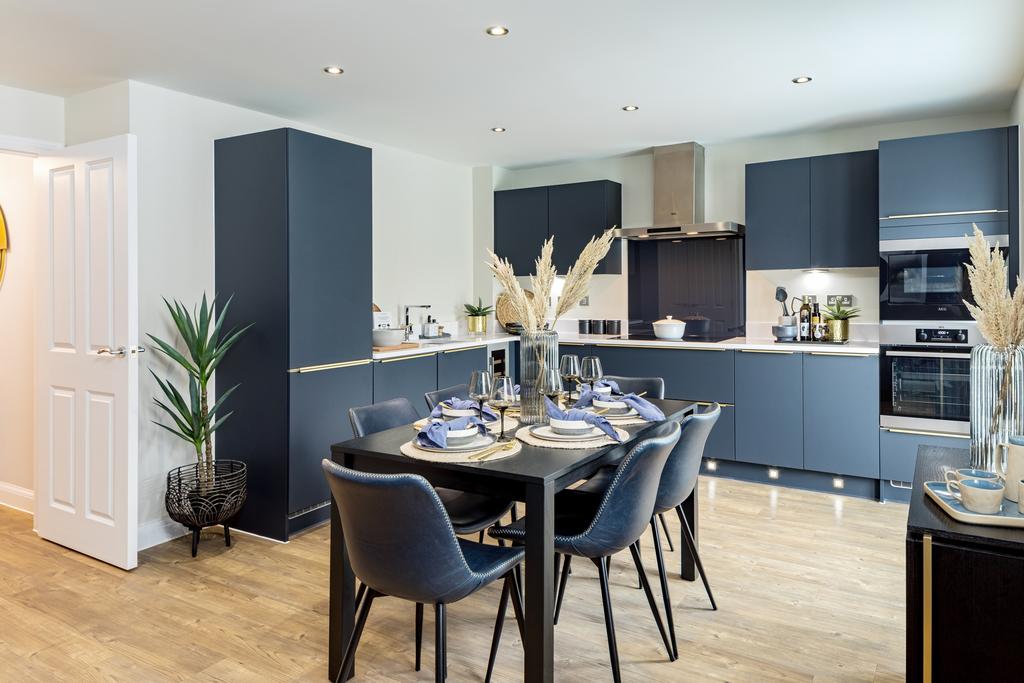 Open plan kitchen in The Ingleby 4 bedroom home