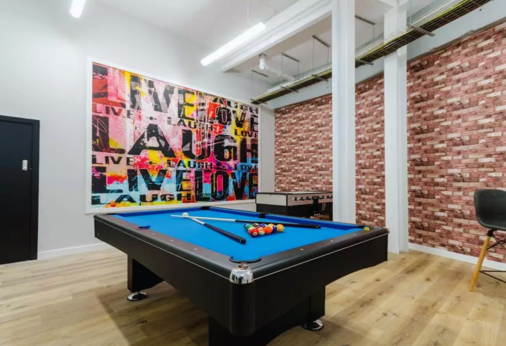 Communal Space   Pool Room