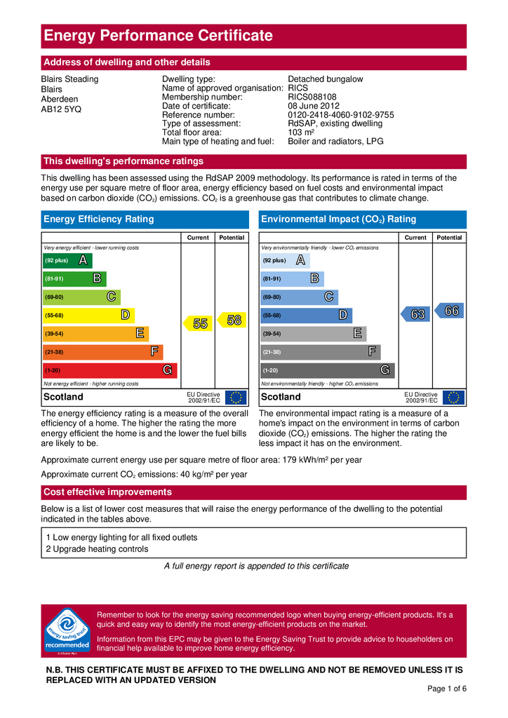 EPC Certificate