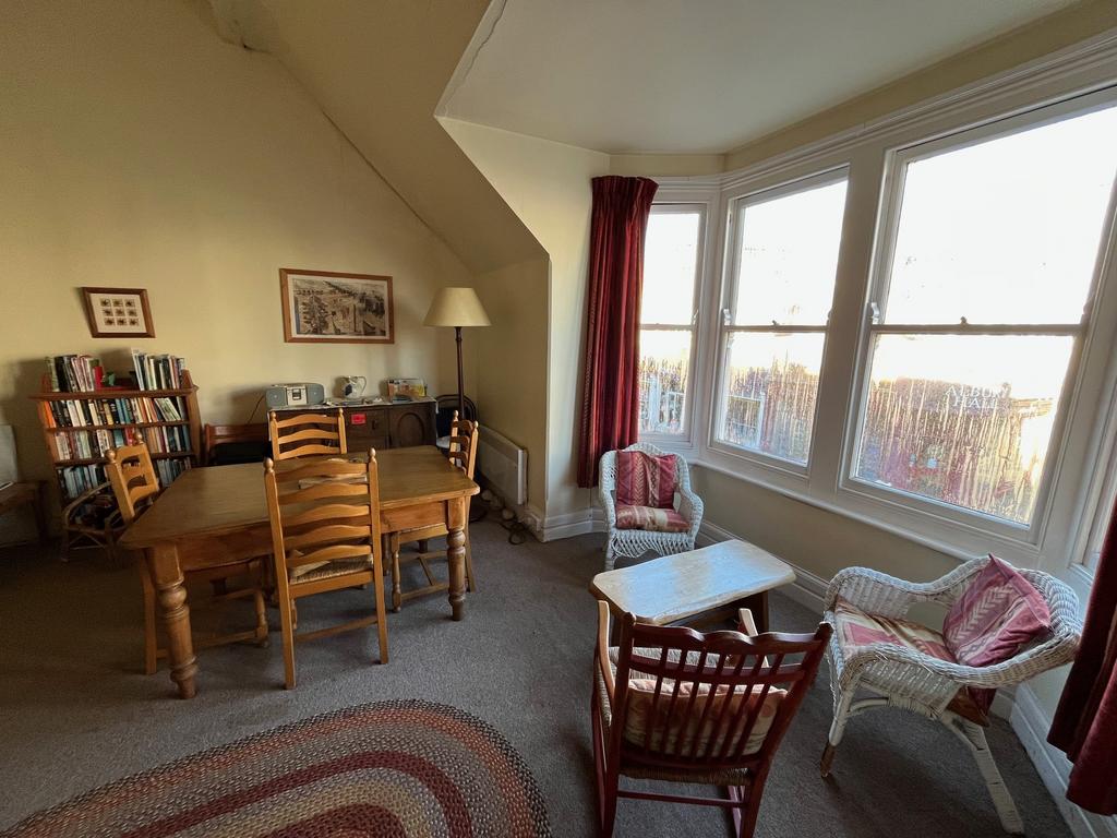 Dining area and bay window