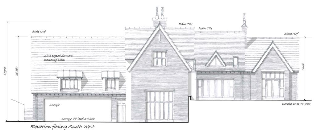 South west elevation 2
