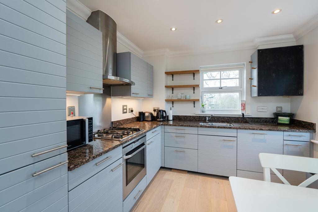 Open plan kitchen living area