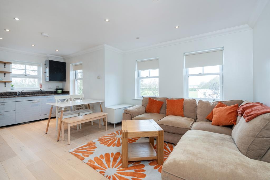 Open plan kitchen living area