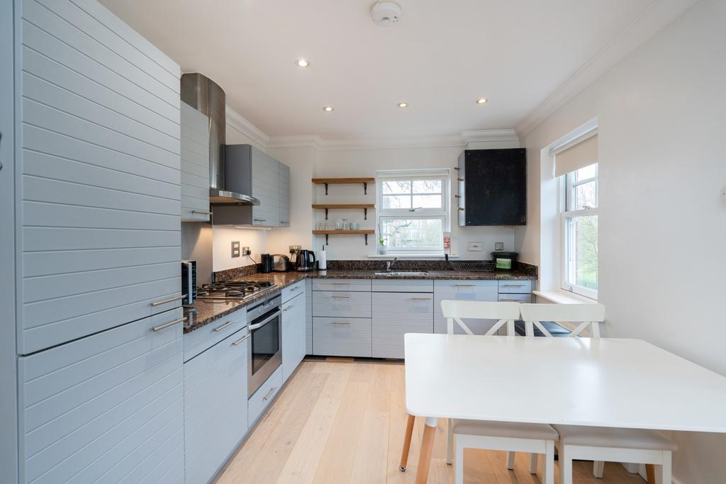 Open plan kitchen living area