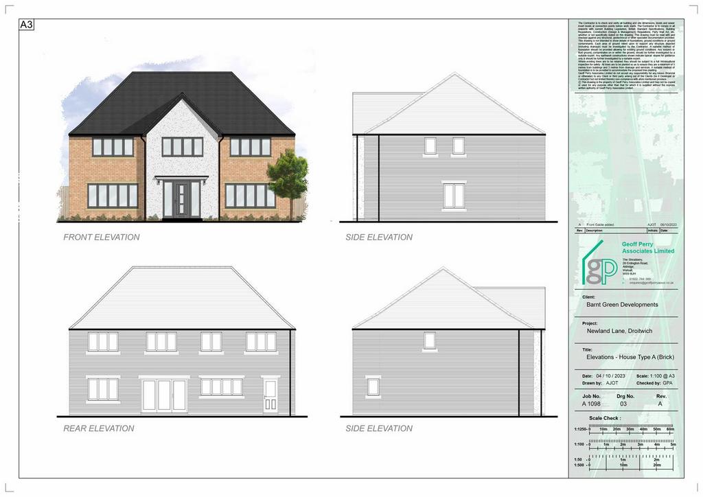 Elevations - House Type A