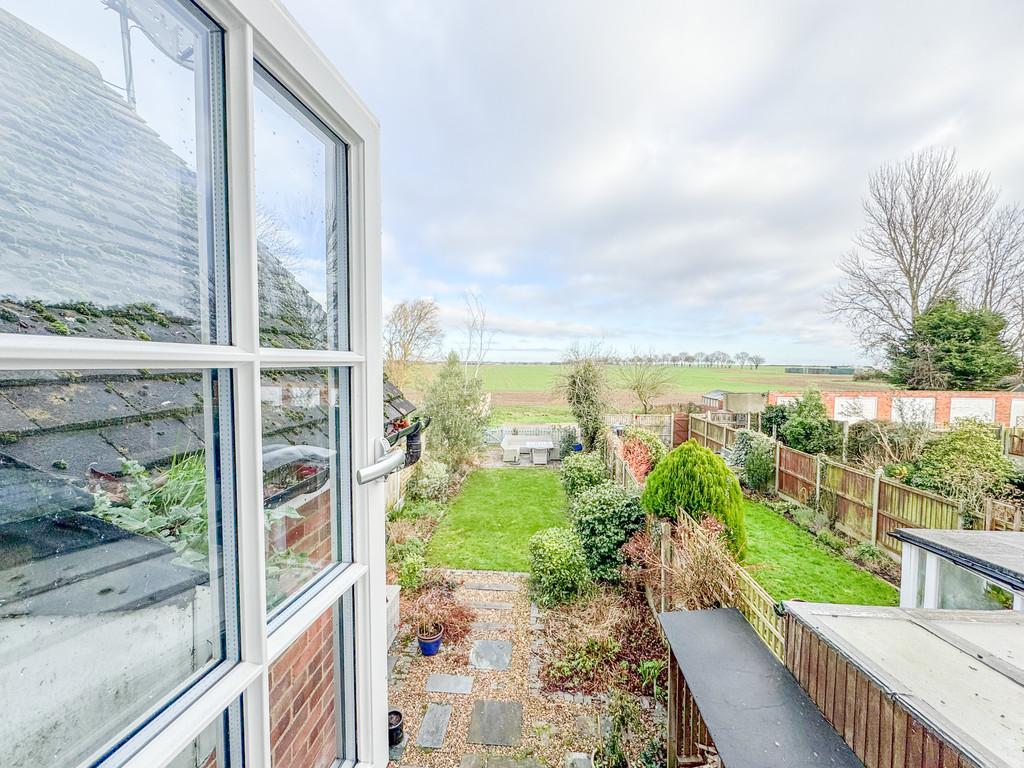 Rear view from window