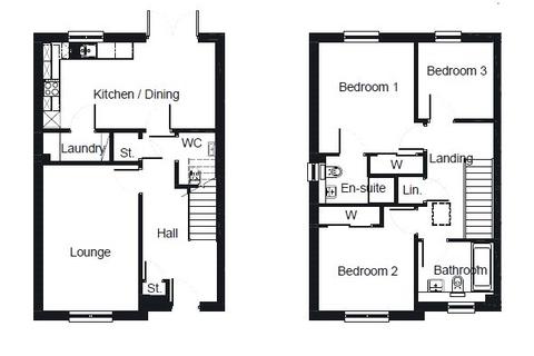 3 bedroom house for sale, The Tewel, Plot 1, West Woodlands, Perth, PH2