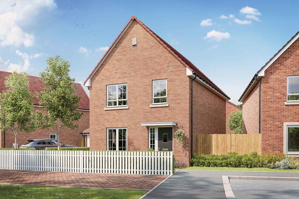 Artist's impression of a typical Ayleford home
