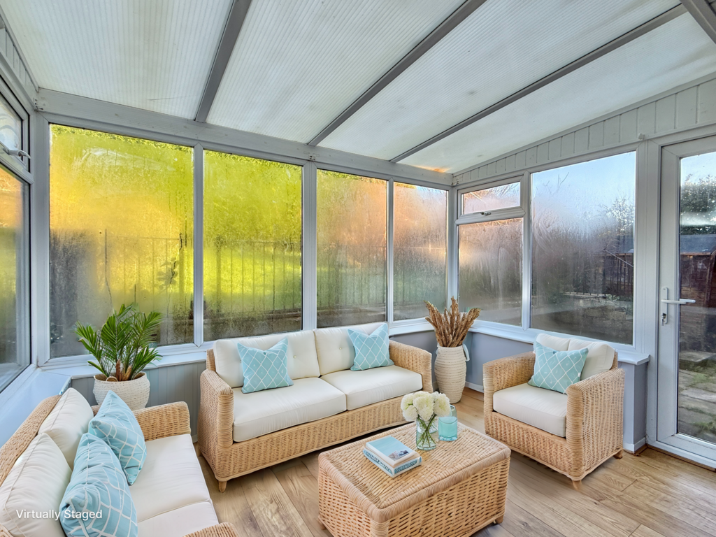 Virtually staged Conservatory